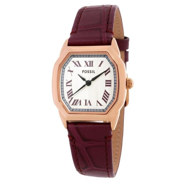 NWT Fossil Fashion Ladies Quartz Steel Authentic Watch - Picture 1 of 3